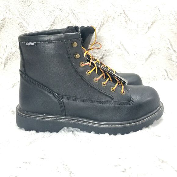 Wolverine Floorhand Steel Toe Waterproof Work Boot Mens W10829 Black Orignal - Picture 1 of 10